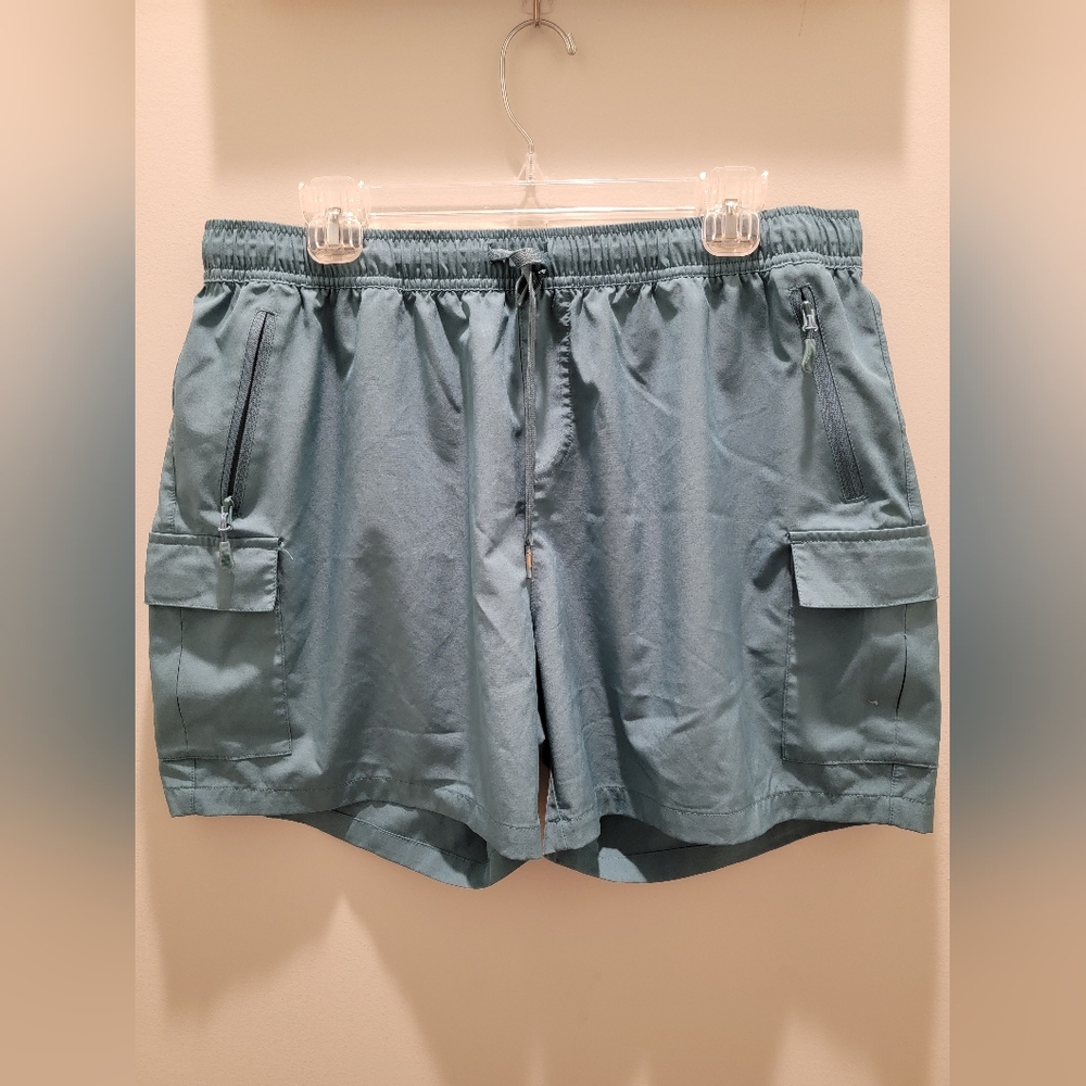 Willit Men's Hiking Cargo Shorts Quick Dry Golf Athletic 7" XL Turquoise